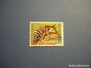Selos: GUINEA ECUATORIAL - FAUNA - NUMBAT U OSO HORMIGUERO, AUSTRALIA.